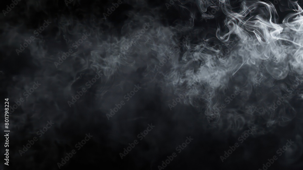 solid black background, grey smoke solid black background, grey smoke