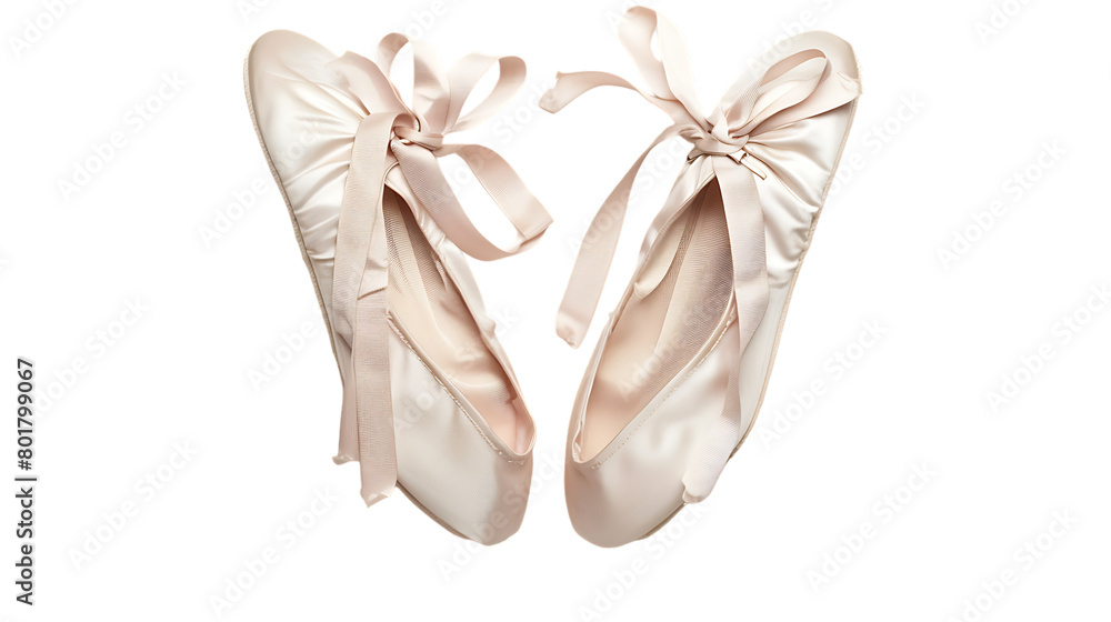 ballet shoes isolated on transparent background ballet shoes isolated on transparent background