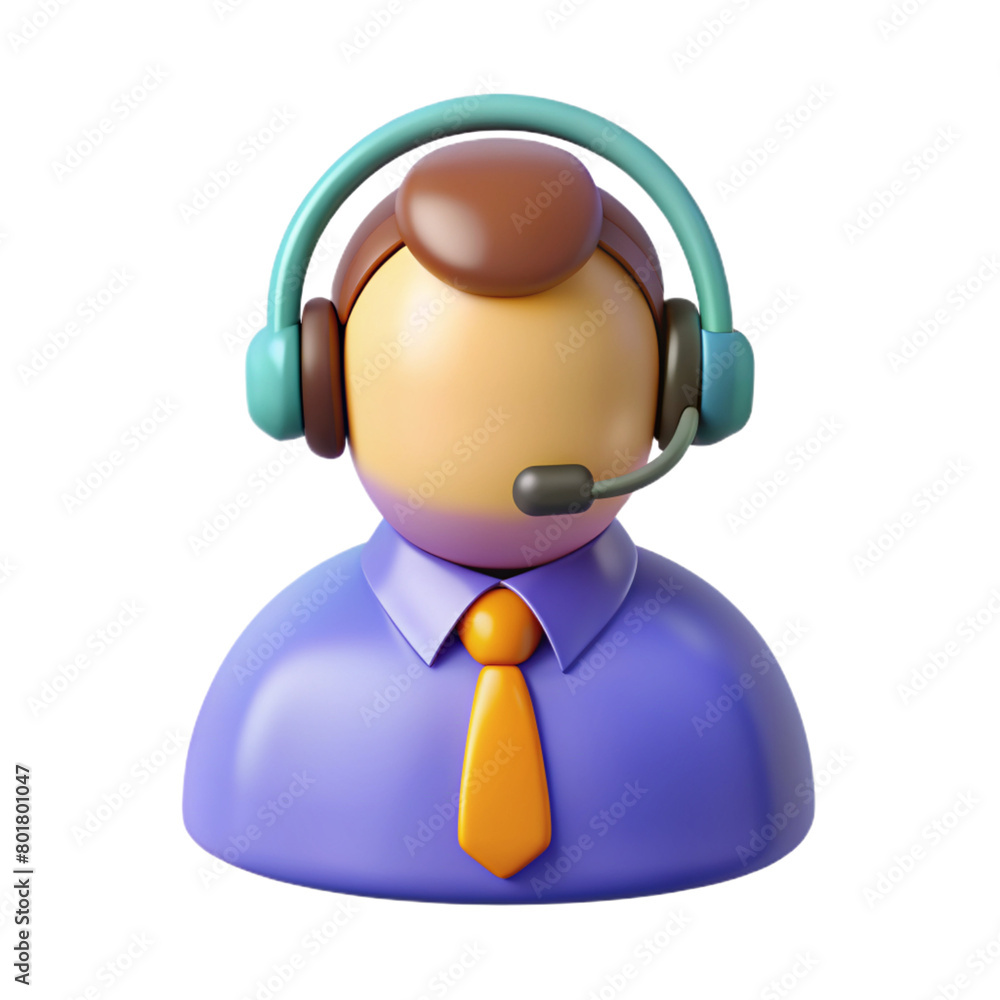 call center operator icon 3d call center operator icon 3d