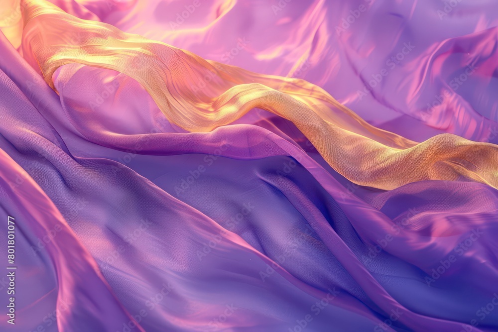 Obraz premium smooth gradient purple pink and gold