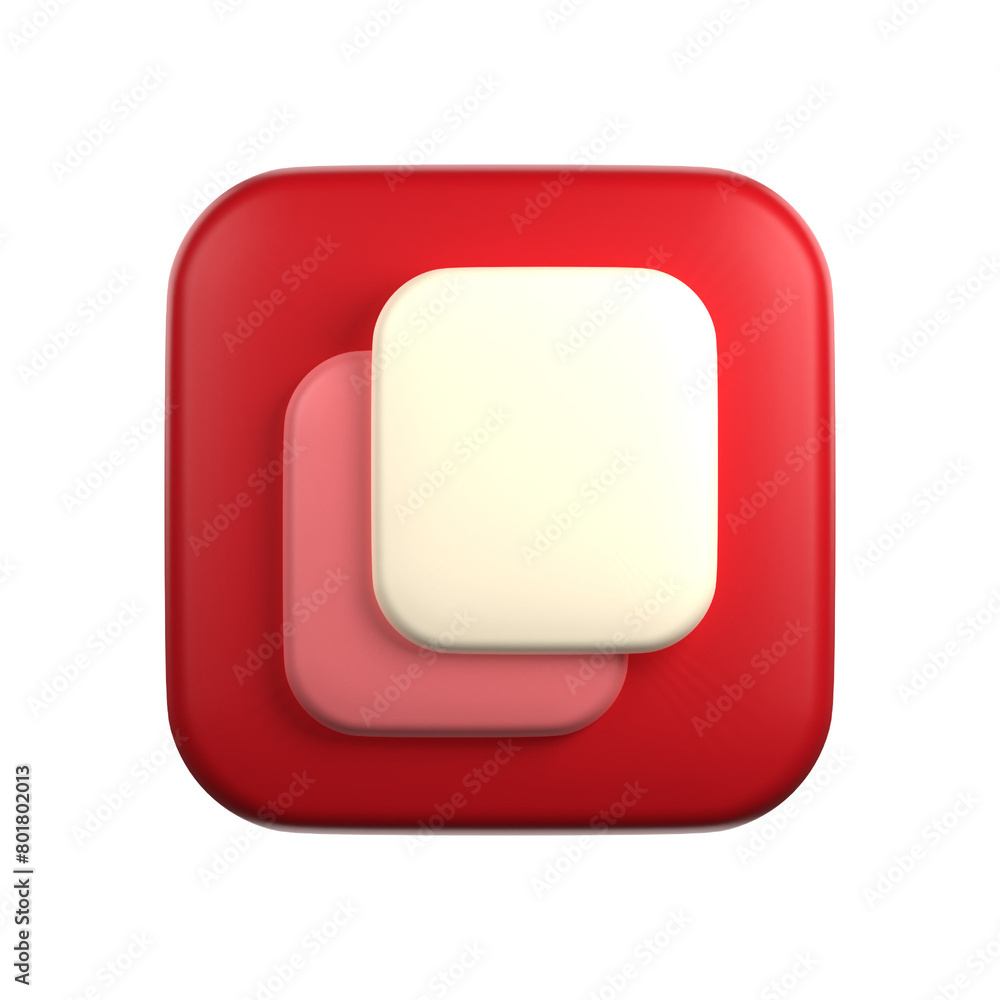 copy in 3d illustration of user interface theme copy in 3d illustration of user interface theme