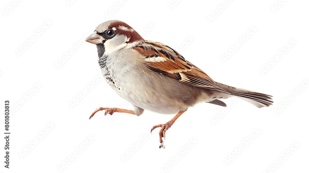 sparrow on branch isolated on transparent background sparrow on branch isolated on transparent background