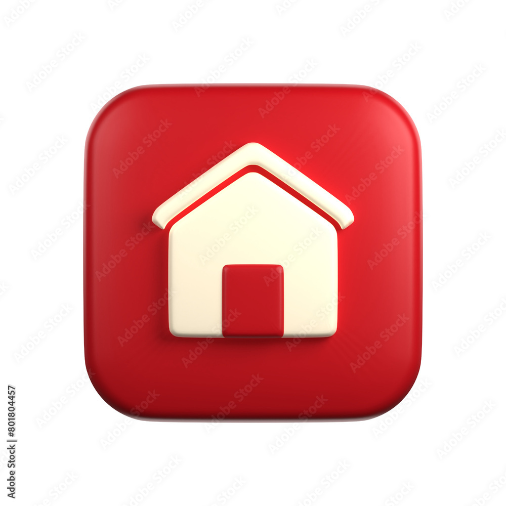 homepage in 3d illustration of user interface theme homepage in 3d illustration of user interface theme