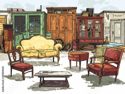 Antiques Treasure Trove: Embark on a Journey through Time at a Burgeoning Flea Market