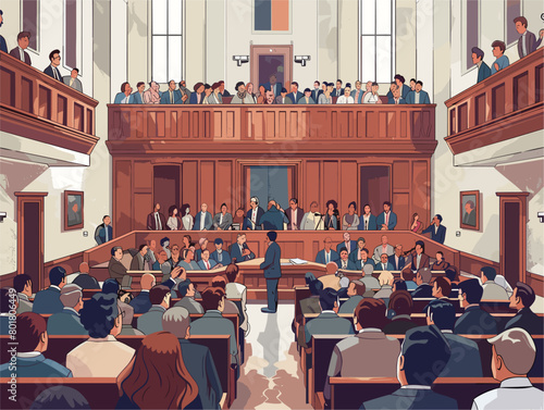 Electrifying Courtroom: A Tempest of Emotions Unfolds as Justice Prevails