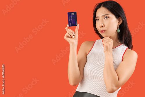 Thoughtful young beautiful ...