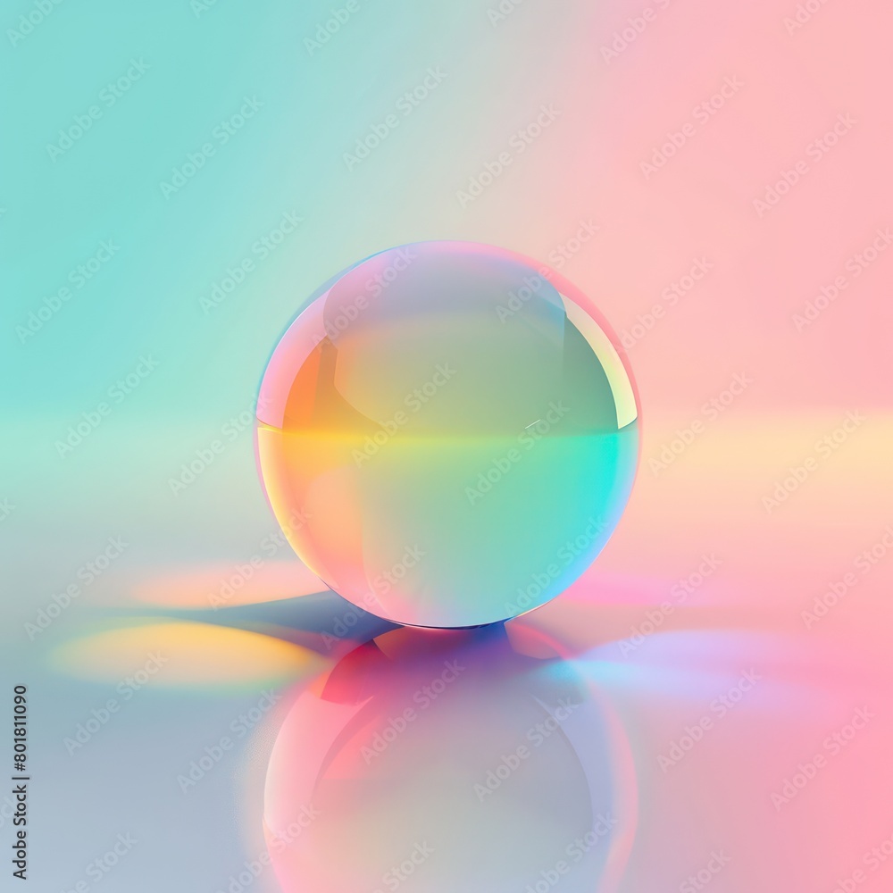 colorful gradient with neon sphere shape under surface colorful gradient with neon sphere shape under surface