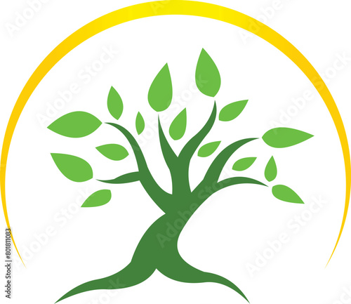 Tree logo template