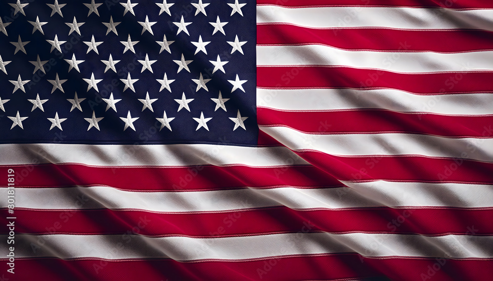Beautiful United States flag waving Beautiful United States flag waving