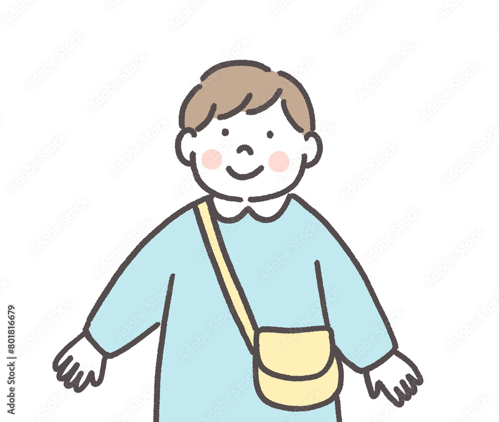 笑顔の幼稚園児 笑顔の幼稚園児