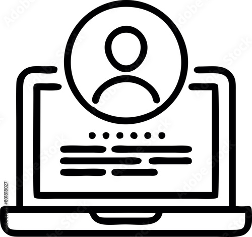 Social relationship logo, icon template