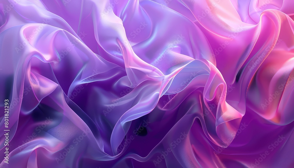 Obraz premium Trend Pastel Purple Waves