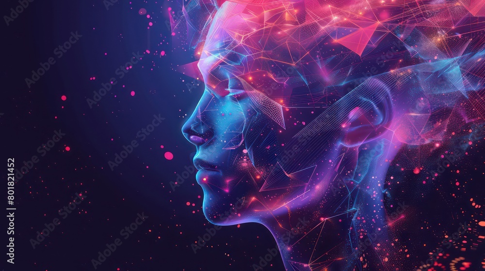 abstract neural network visuals design of futuristic marketing event abstract neural network visuals design of futuristic marketing event