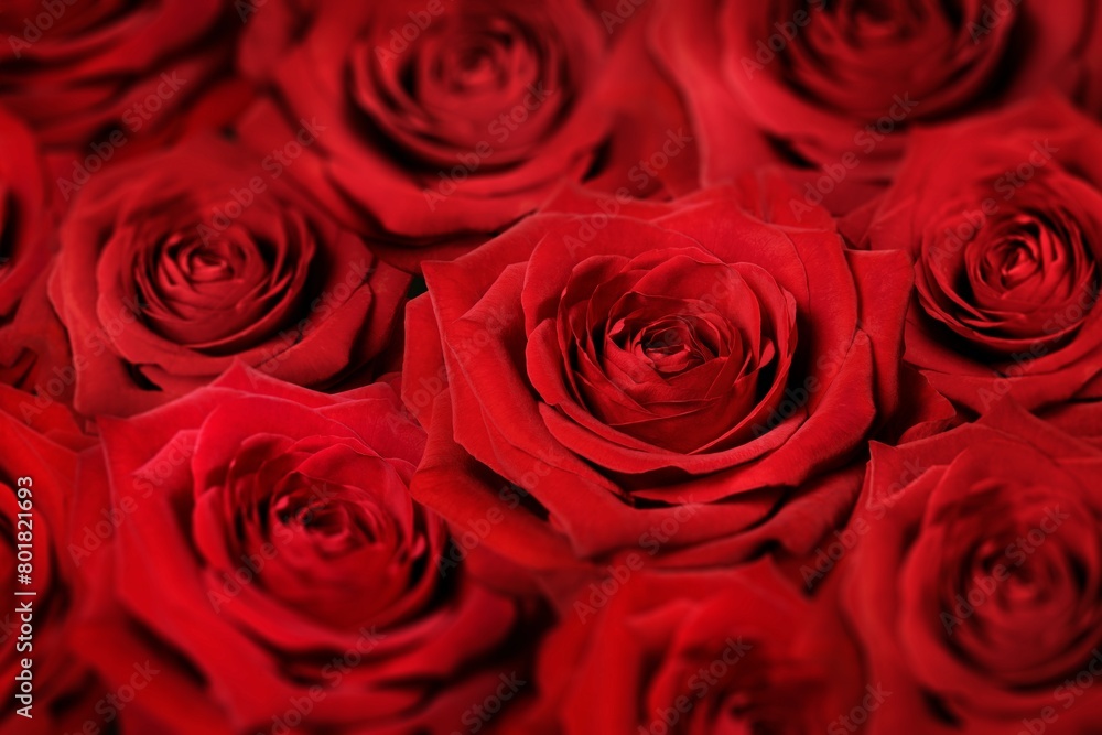 Red roses, valentine's background, flower macro shot Red roses, valentine's background, flower macro shot