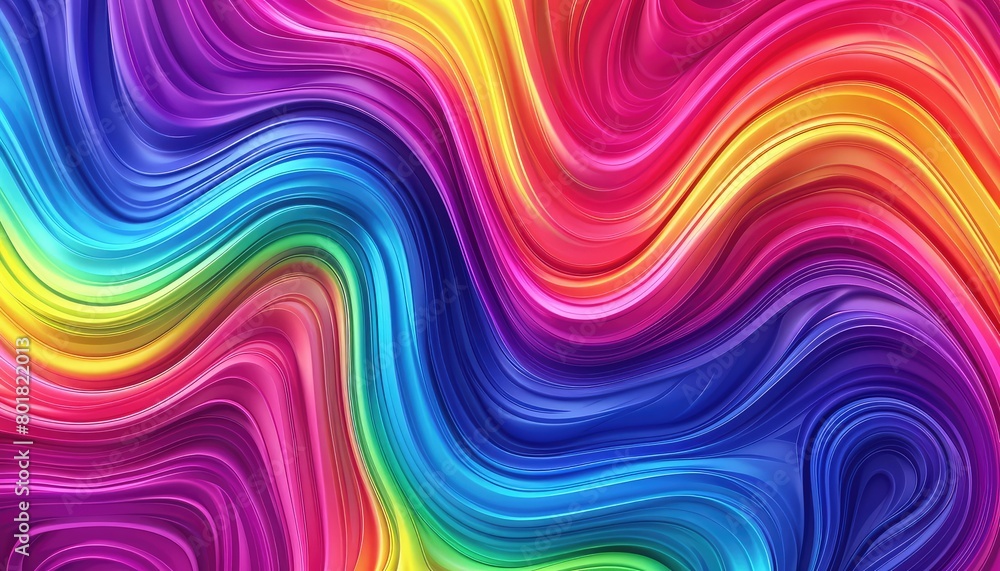 crazy colorflowing rainbow horizontal gradient of psychedlic neon all colors