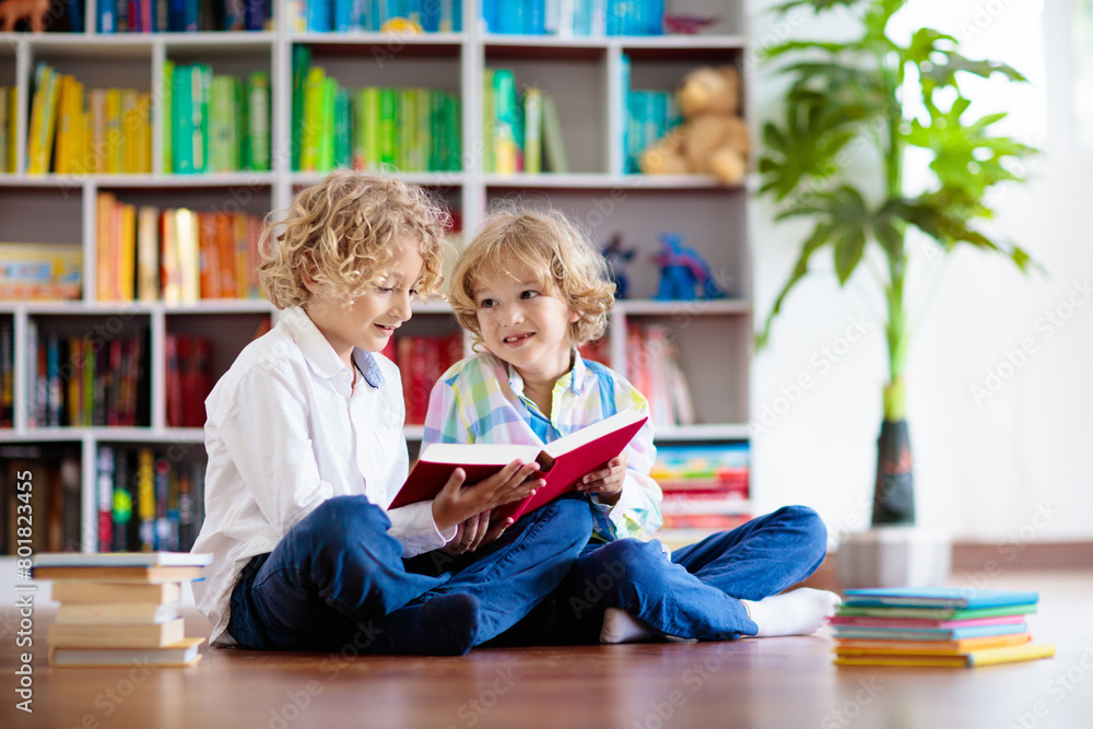 Child reading book. Kids read. School education. Child reading book. Kids read. School education.
