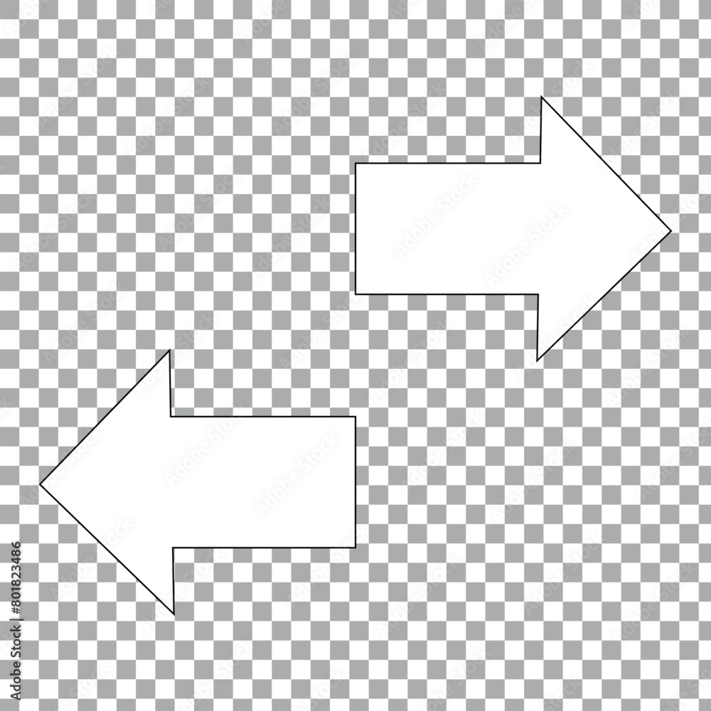White icon on black background. Inversion . Vector arrow icon pointing to the right. Vector white illustration on black or transparent background. White arrow. White icon on black background. Inversion . Vector arrow icon pointing to the right. Vector white illustration on black or transparent background. White arrow.