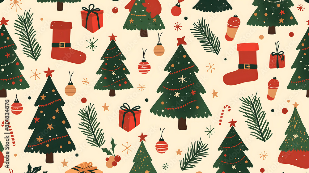 christmas seamless pattern christmas seamless pattern