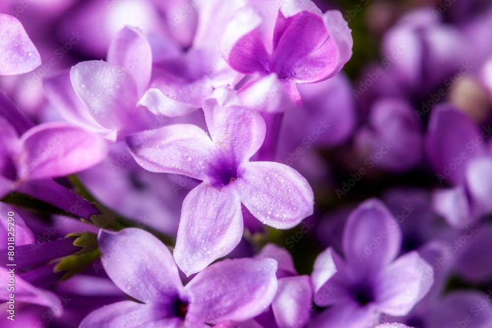 Lilac background, flower macro shot Lilac background, flower macro shot