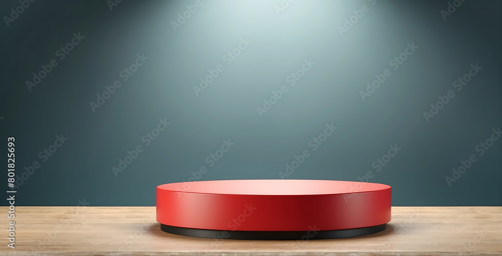 Empty beautiful 3D round podium with copy space Perfect platform for showing your products Empty beautiful 3D round podium with copy space Perfect platform for showing your products