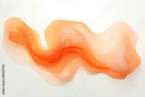 Abstract wavy watercolor shape background. 3d rendering ,generated by AI.