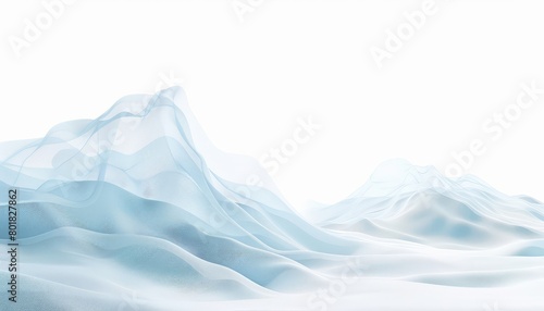 innovative technologically advanced wave background, side profile close up of hitting the ground, abstract light blue pastel color, white background © jamrut