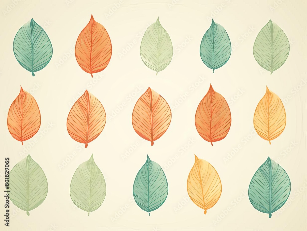 minimal leaf pattern, basic minimal leaf pattern, basic