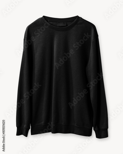 Blank black long sleeve with design space