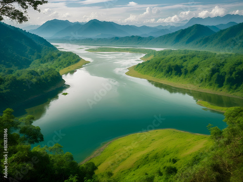 lake in the mountains