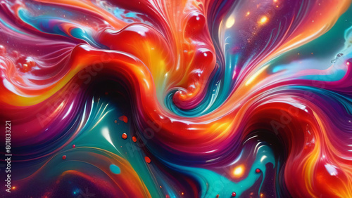 Colorful liquid slime texture