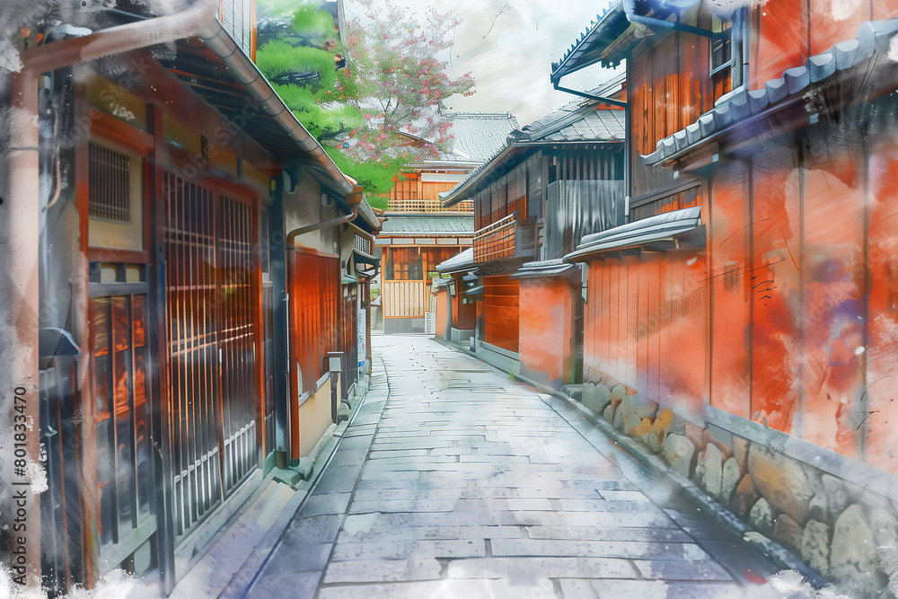 Obraz premium 古都の夏