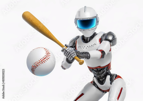 スポーツの概念で人工知能を搭載した野球選手