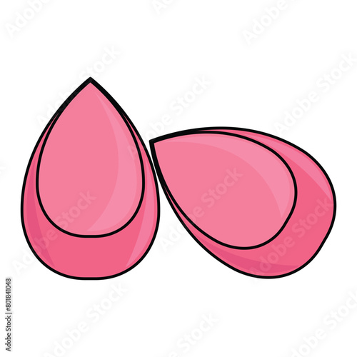 Cosmetic Makeup Sponge. Cosmetic makeup puff