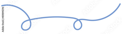 Squiggle line design element. vector.