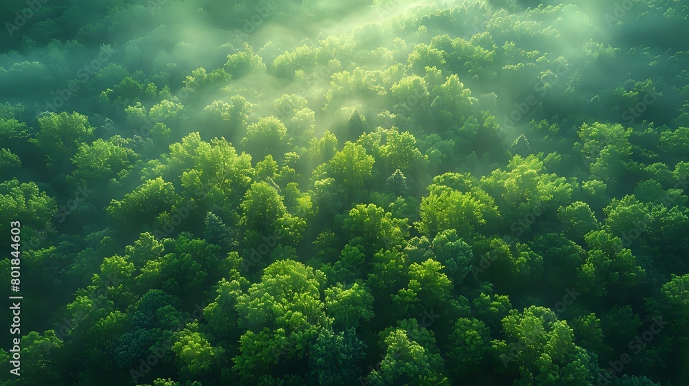 Aerial Perspective of Untouched Wilderness: Pure and Serene Natural World Aerial Perspective of Untouched Wilderness: Pure and Serene Natural World