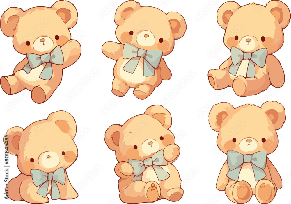  bear clipart vector for graphic resources