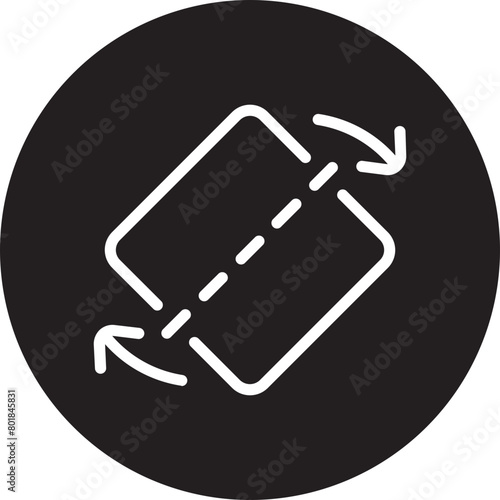 rotate glyph icon