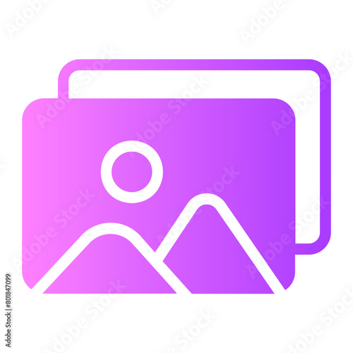 landscape gradient icon