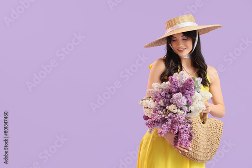 Beautiful young woman with ...