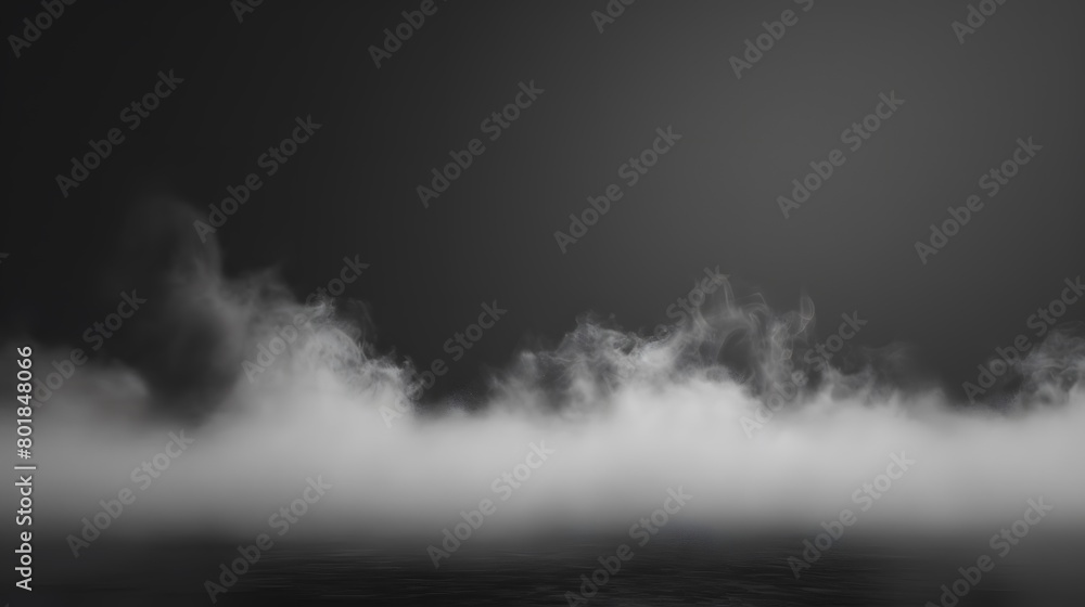 Fototapeta premium white smoke on a black background