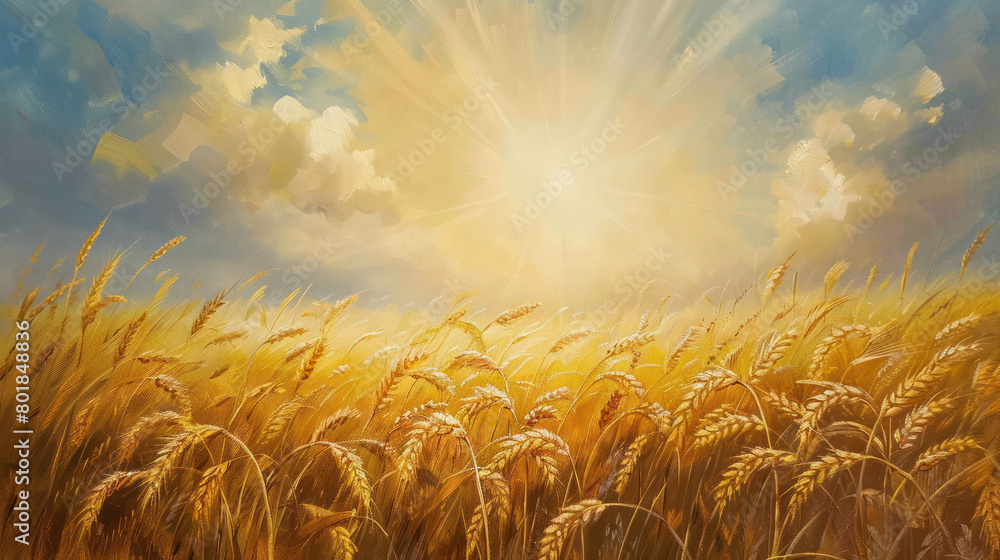 Sunlit Wheat Field Scene, International Sun Day, the importance of solar energy, Sun’s contributions to life on Earth.