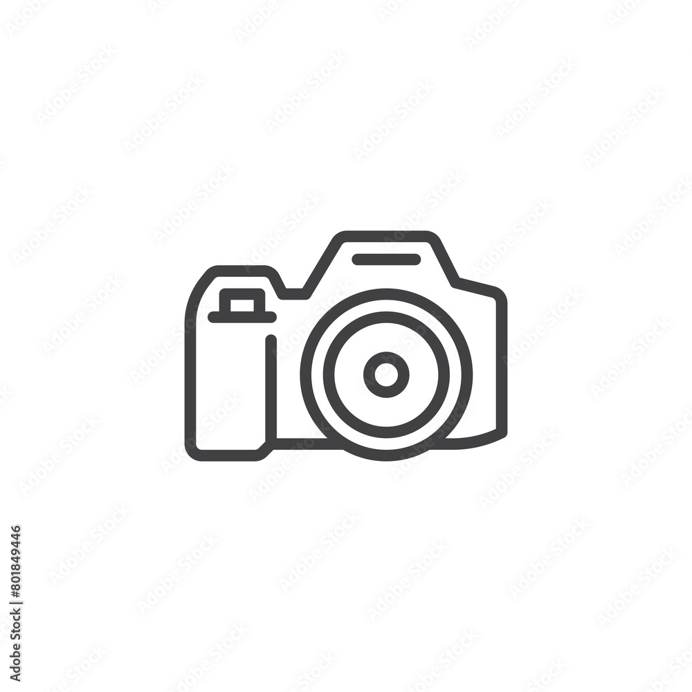 Digital Camera line icon Digital Camera line icon