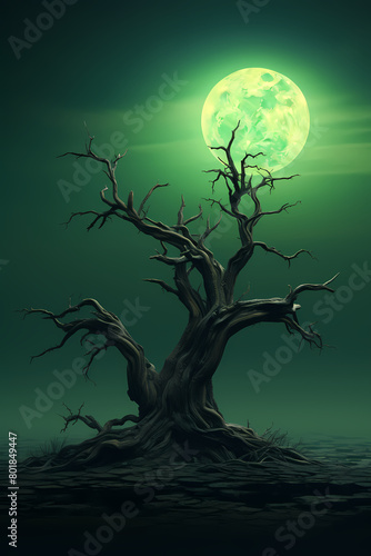 tree in the night