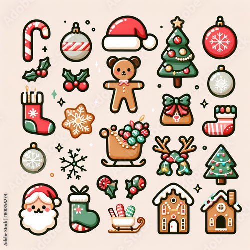 Winter Wonderland Christmas Sticker Sheet