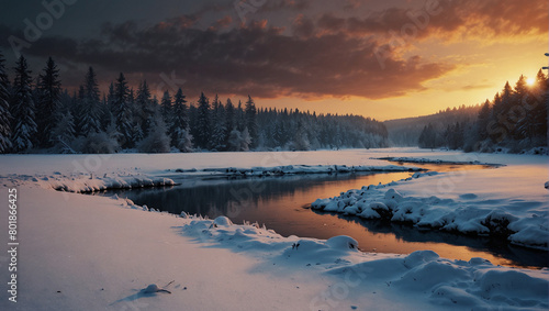 sunrise over the mountains © Bhatti