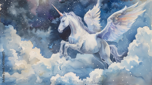 Ethereal Winged Unicorn Maj...