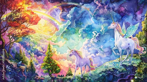 Fairy Instructing Unicorns ...