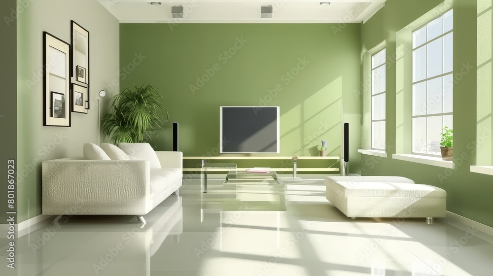 Modern living room for a young person, featuring a vibrant turquoise color scheme that adds energy and cheer, with a contemporary room design Modern living room for a young person, featuring a vibrant turquoise color scheme that adds energy and cheer, with a contemporary room design
