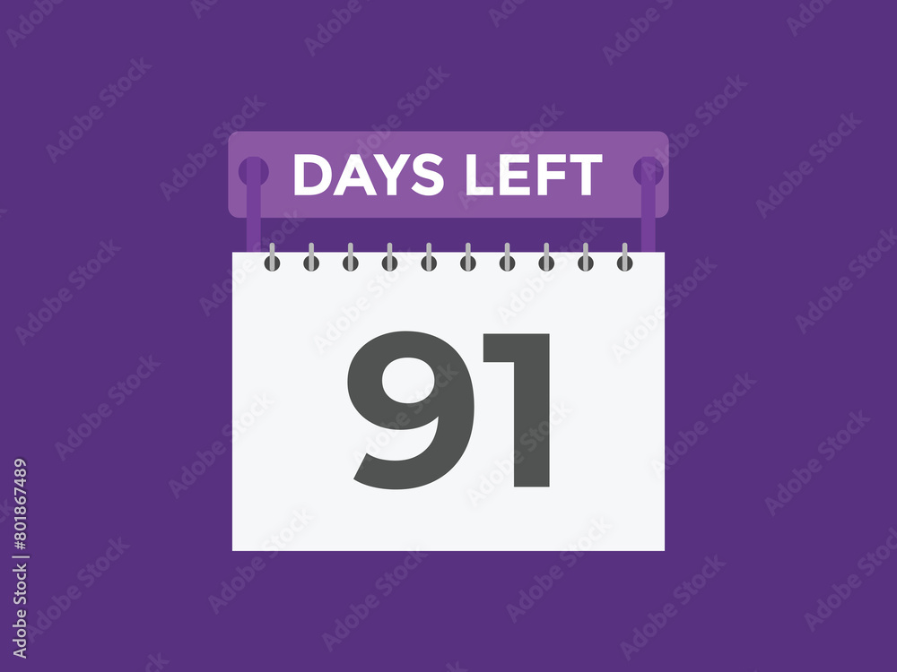 91 days to go countdown template. 91 day Countdown left days banner design. 91 Days left countdown timer 91 days to go countdown template. 91 day Countdown left days banner design. 91 Days left countdown timer