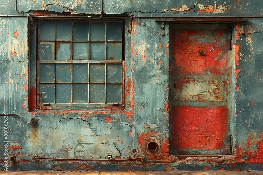 Distressed elements, and worn-out appearance paint a vivid portrait of the passage of time, showcasing the beauty that emerges from decay Distressed elements, and worn-out appearance paint a vivid portrait of the passage of time, showcasing the beauty that emerges from decay